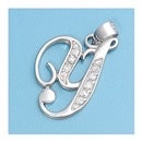 Load image into Gallery viewer, CZ INITIAL PENDANTS