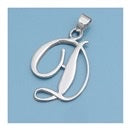 Load image into Gallery viewer, SILVER INITIAL PENDANT