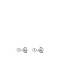 Load image into Gallery viewer, Silver Ball Stud Earrings