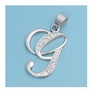 Load image into Gallery viewer, CZ INITIAL PENDANTS
