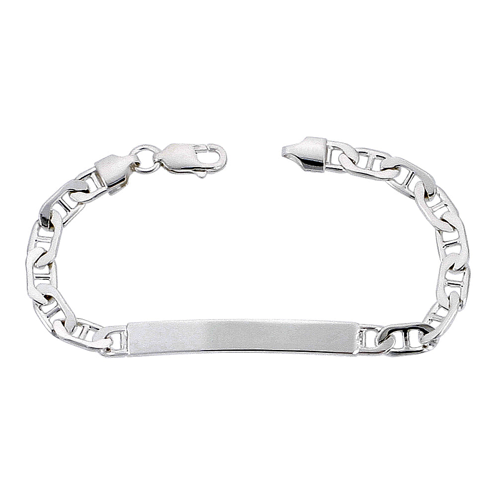 Sterling Silver ID Mariner Bracelet