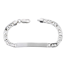 Load image into Gallery viewer, Sterling Silver ID Mariner Bracelet