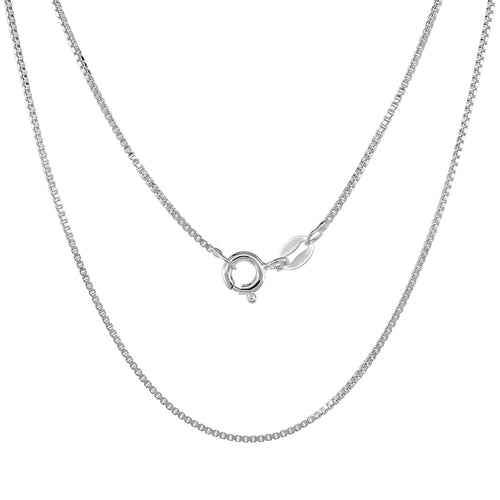 Sterling Silver BOX Chain Bracelets 7