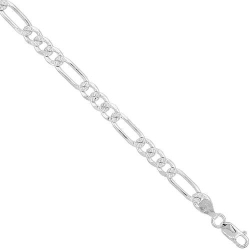 Sterling Silver Figaro Link Chain