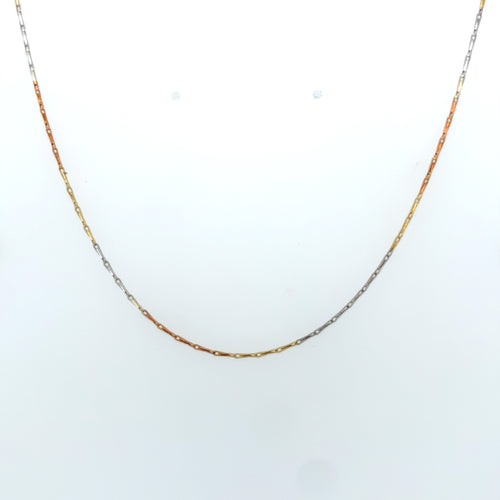 14k Tri Gold Link Chain