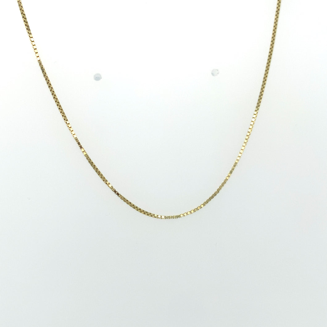14k Gold Box Chain