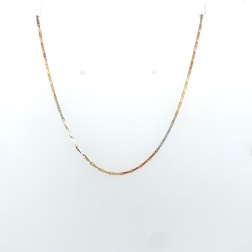 14k Tri Gold Link Chain