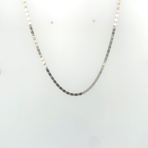 14k White Gold Gucci Link Chain