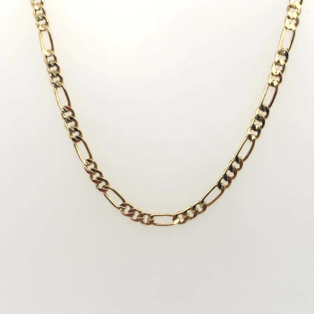 10k Gold Figaro Link Chain
