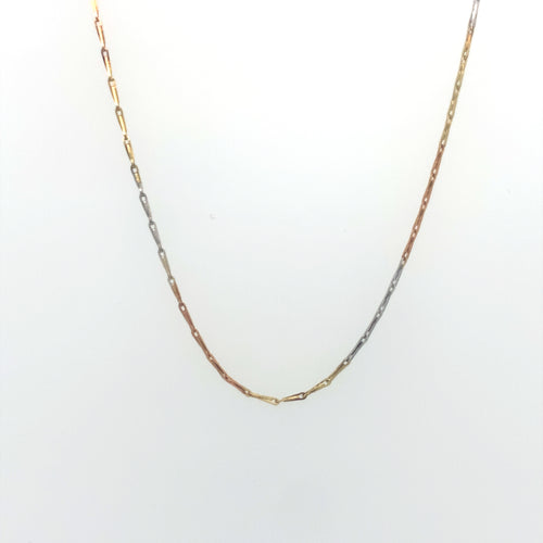 10k Gold Leaves Link Chain