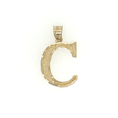 10k Gold Letter C