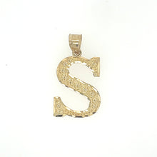 Load image into Gallery viewer, 10k Gold Letter Pendant