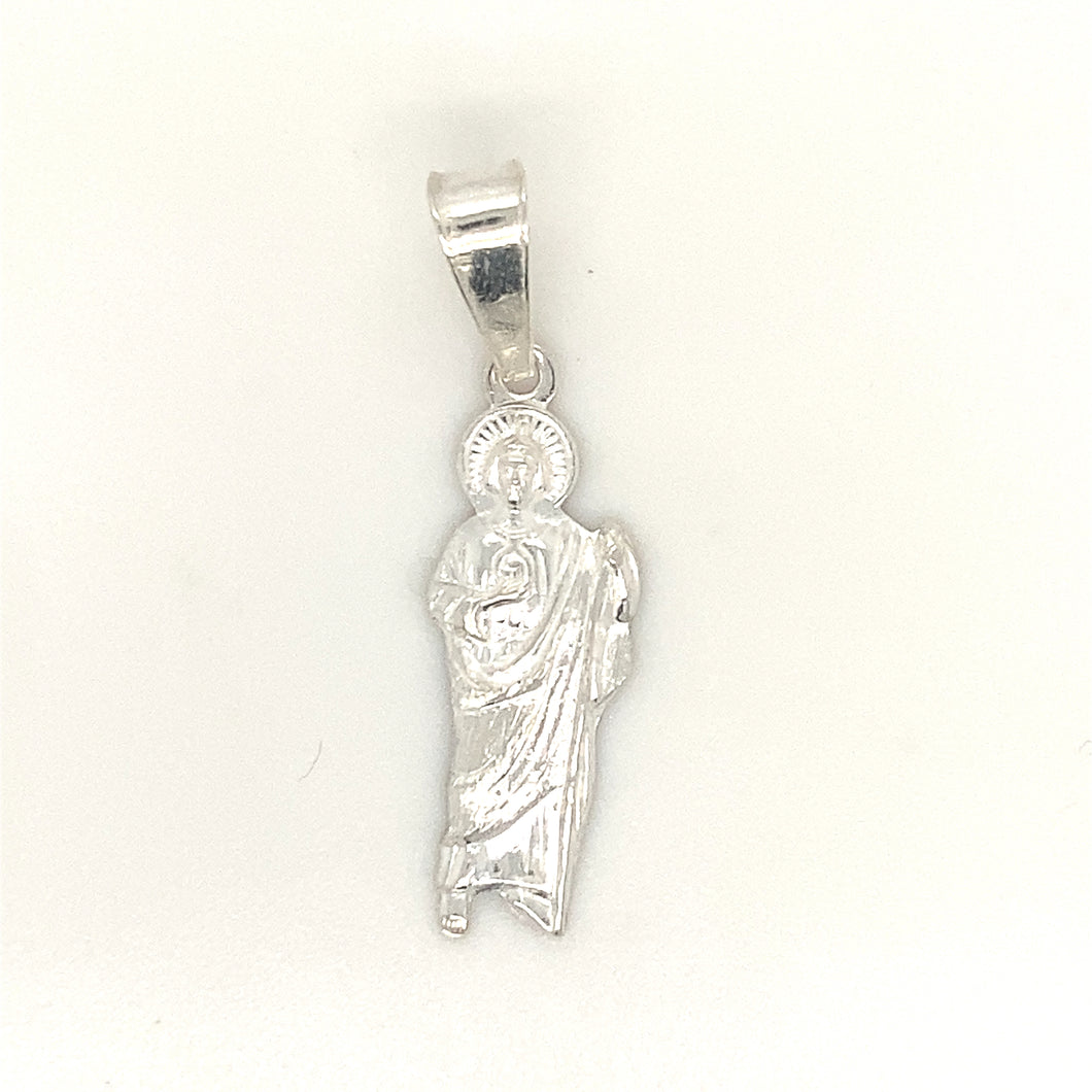 Sterling Silver Pendant Saint Jude