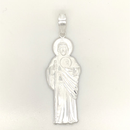 Sterling Silver Pendant Saint Jude