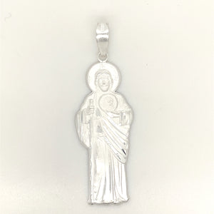 Sterling Silver Pendant Saint Jude