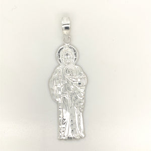 Sterling Silver Pendant Saint Jude
