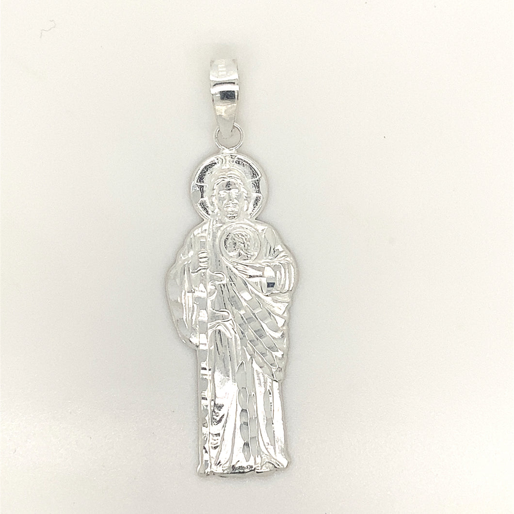 Sterling Silver Pendant Saint Jude