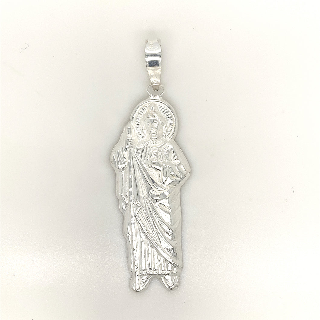 Sterling Silver Pendant Saint Jude