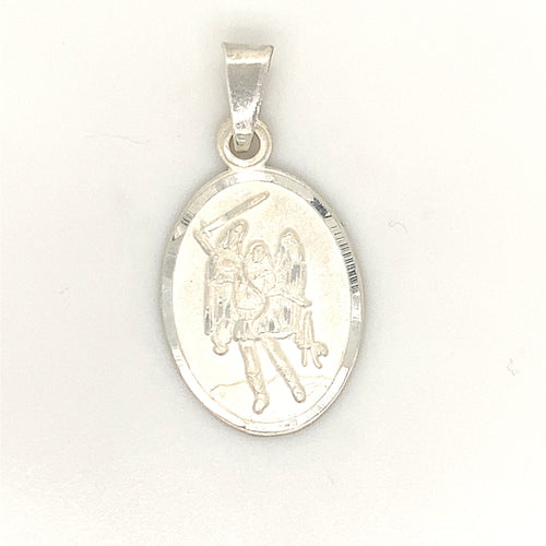 Sterling Silver Pendant Saint Michael Protection