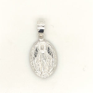Sterling Silver Pendant Marian Cross