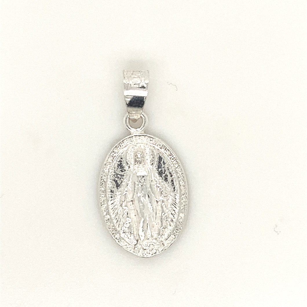 Sterling Silver Pendant Marian Cross
