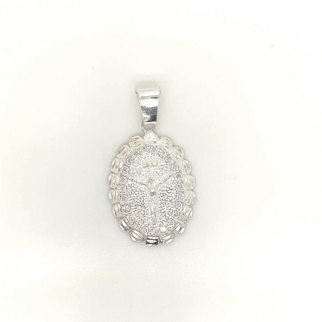 Sterling Silver Pendant Crucifix Cross