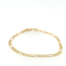 Load image into Gallery viewer, 10k Gold Figaro Bracelet