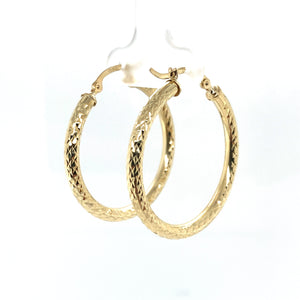 10k Gold Hoop Earrings