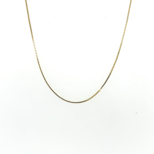 10K Gold Box Link Chain