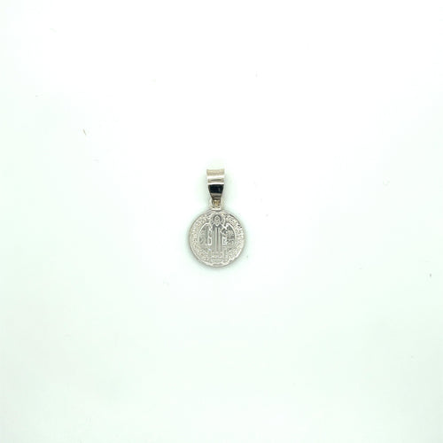 Sterling Silver Saint Benedict Pendant