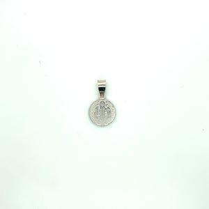 Sterling Silver Saint Benedict Pendant