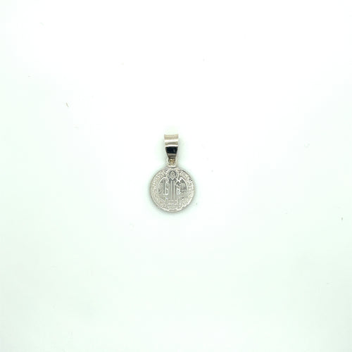 Sterling Silver Saint Benedict Pendant