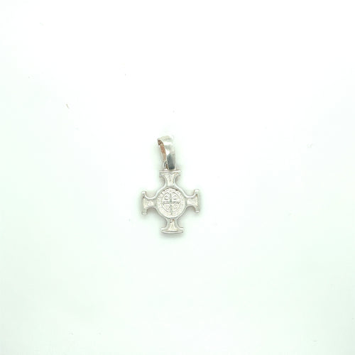 Sterling Silver Saint Benedict Pendant