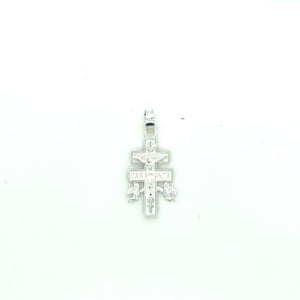 Sterling Silver Cross of Caravaca Pendant