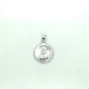 Sterling Silver Sacred Heart Pendant