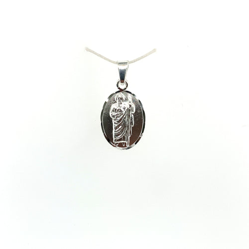 Sterling Silver Saint Jude Pendant
