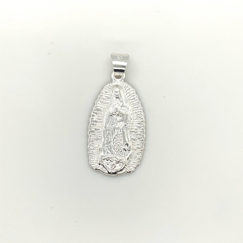 Sterling Silver Our Lady of Guadalupe Pendant