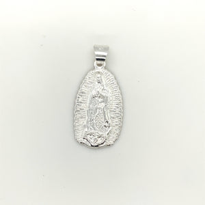 Sterling Silver Our Lady of Guadalupe Pendant