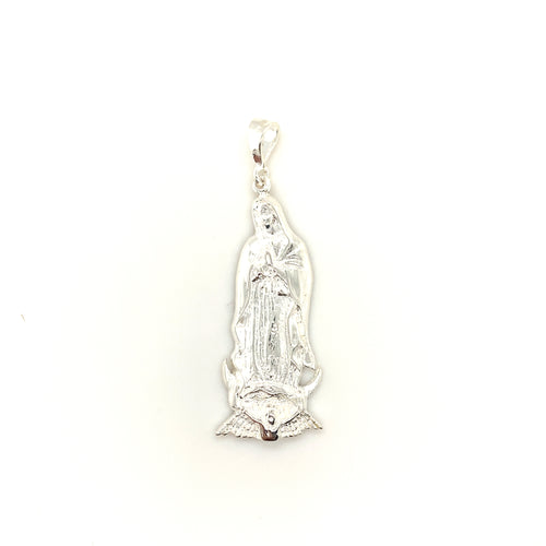 Sterling Silver Our Lady of Guadalupe Pendant