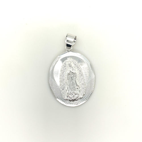 Sterling Silver Our Lady of Guadalupe Pendant