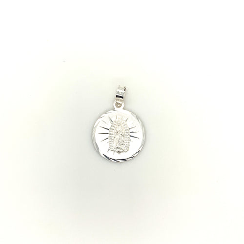 Sterling Silver Our Lady of Guadalupe Pendant