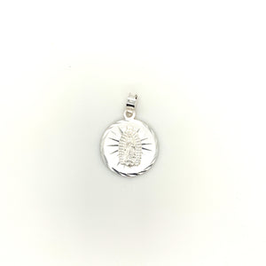 Sterling Silver Our Lady of Guadalupe Pendant