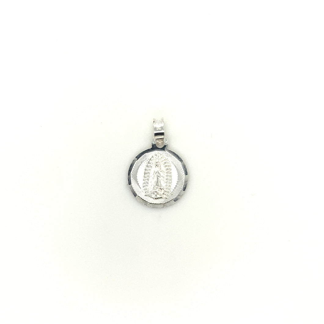 Sterling Silver Our Lady of Guadalupe Pendant