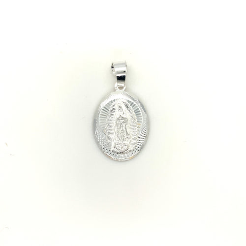 Sterling Silver Our Lady of Guadalupe Pendant