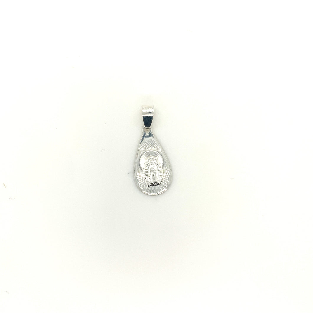 Sterling Silver Our Lady of Guadalupe Pendant