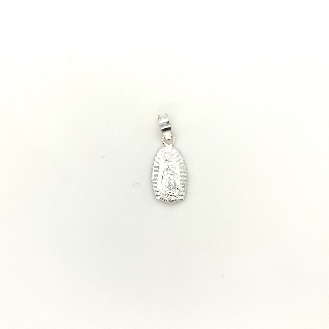 Sterling Silver Our Lady of Guadalupe Pendant