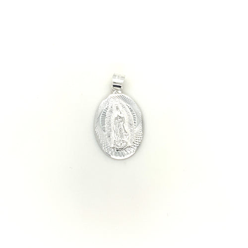 Sterling Silver Our Lady of Guadalupe Pendant