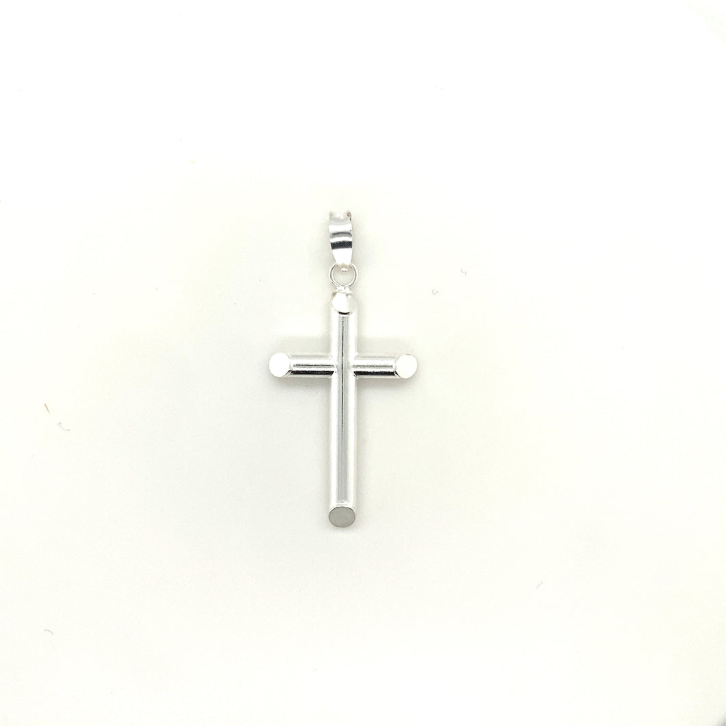 Sterling Silver Solid Cross Pendant