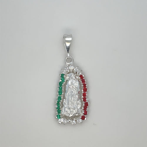 Sterling Silver Our Lady of Guadalupe Pendant