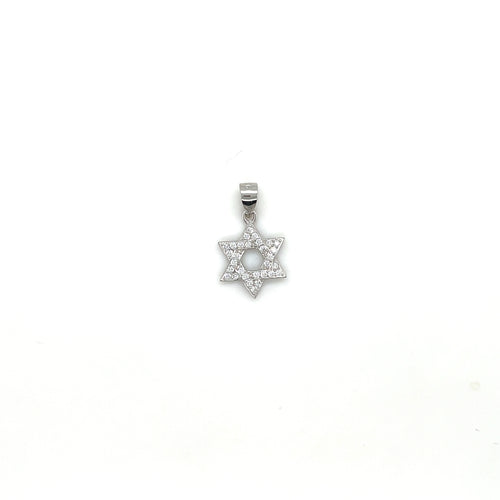 Sterling Silver Star of David Pendant
